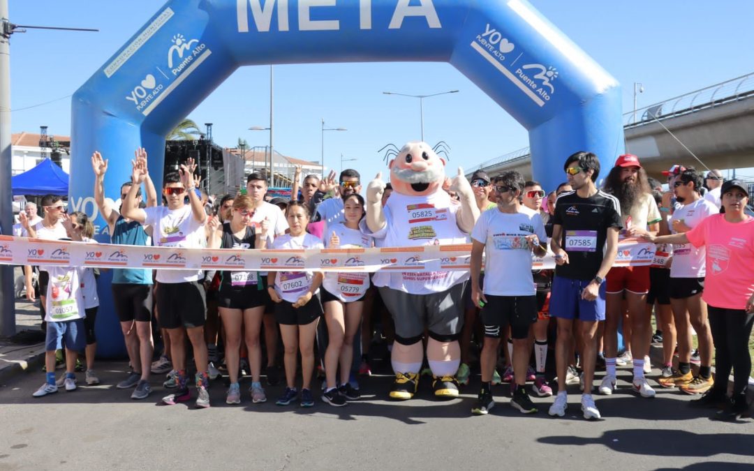 La 1era Corrida de La Liga Contra la Resistencia Antimicrobiana contó con una gran participación de familias puentealtinas