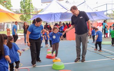 Más de 150 niños de jardines infantiles municipales de Puente Alto participaron en las V Olimpiadas Recreativas de Motricidad Infantil