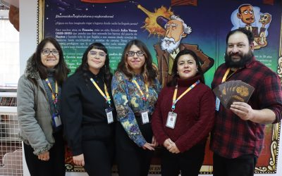 Exposición “200 años de Julio Verne” aterriza en el Centro Bibliotecario de Puente Alto